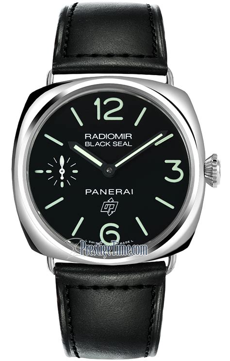 pam00380 Panerai Radiomir Base Black Seal Mens Watch